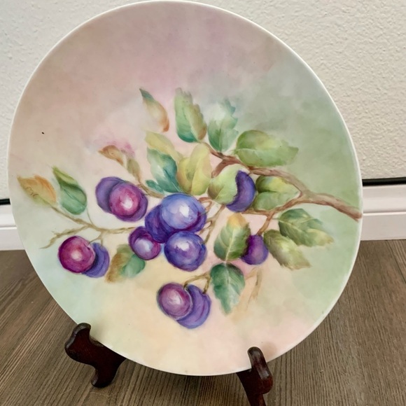 Vintage Hutschenreuther Selb Bavaria Hand Painting 10 Inch - Picture 8 of 8